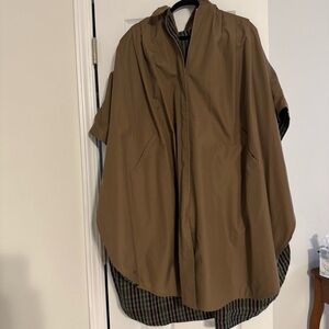 Brown J. Gallery Reversible Cape Coat